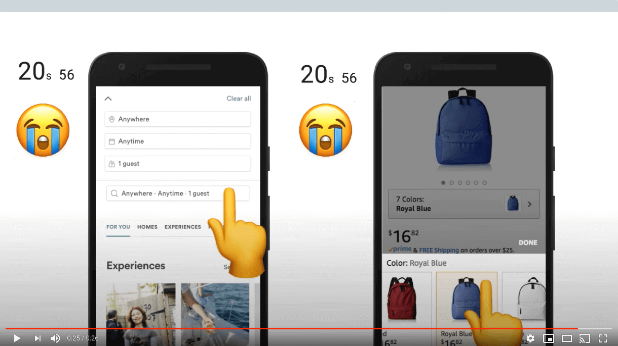 Example of how painful of an experience waiting for JS to load can be.